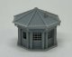 Octagon Building with Roof, Z Scale, Phoenix Precision Models 34800