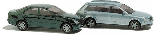 European Automobiles - 2-Pack, N Scale, Busch Gmbh & Co Kg 8346