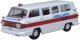 1962 Chevrolet Corvair Greenbrier Amblewagon Ambulance - Assembled, HO Scale, Oxford Diecast 87CG61002