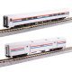 Amfleet II Lounge, 73′ Baggage Car Set - Ready to Run, N Scale, Kato USA Inc 1066294