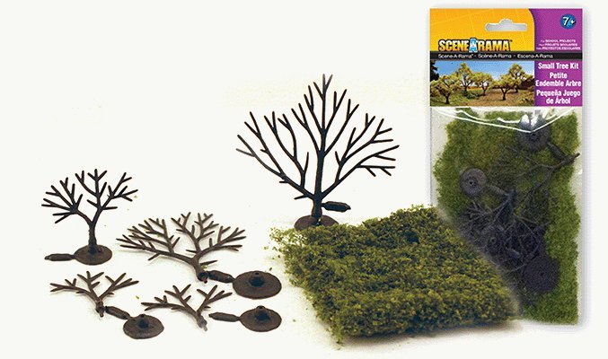 Small Trees - Scene-A-Rama(TM), ALL Scales, Woodland Scenics 4193