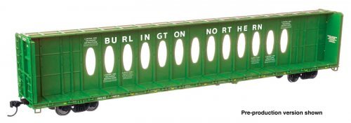 72′ Centerbeam Flatcar w/Opera Windows - Ready to Run, HO Scale, WalthersMainline 50734