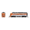 EMD F7A - Sound and DCC - Paragon4(TM) -- Western Pacific 917-D (silver, orange, black), N, Broadway Limited Imports 9253
