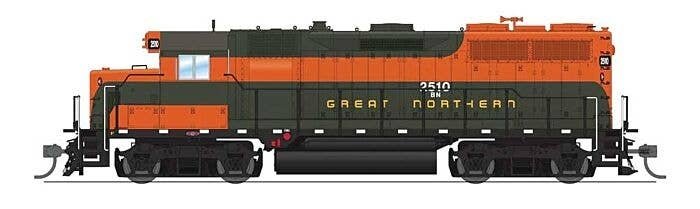 EMD GP35 Low Nose - Standard DC - Stealth -- Burlington Northern BN 2522 (Ex-GN Simplified EB, Pullman Green, Omaha Oran, HO, Br
