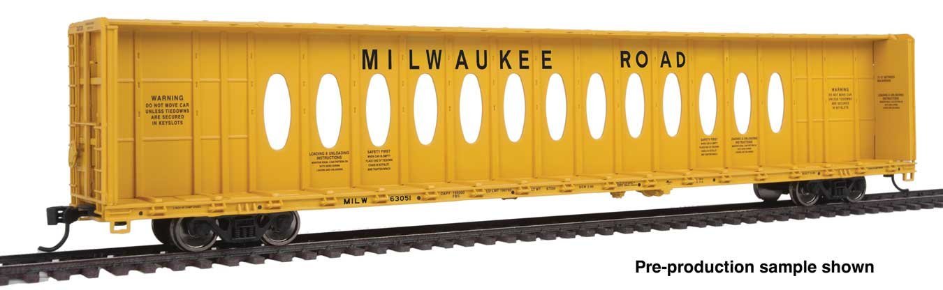 72′ Centerbeam Flatcar w/Opera Windows - Ready to Run, HO Scale, WalthersMainline 50742