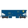 55-Ton Fishbelly Hopper - Ready to Run - Delaware & Hudson - H0 - Walthers 6-43095