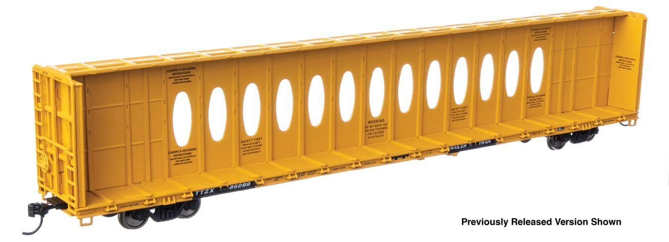 72′ Centerbeam Flatcar w/Opera Windows - Ready to Run, HO Scale, WalthersMainline 50746