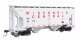 37′ 2980 Cubic-Foot 2-Bay Covered Hopper - Ready to Run, HO Scale, WalthersMainline 8517