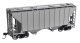 37′ 2980 Cubic-Foot 2-Bay Covered Hopper - Ready to Run, HO Scale, WalthersMainline 8500
