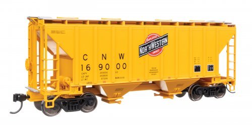 37′ 2980 Cubic-Foot 2-Bay Covered Hopper - Ready to Run, HO Scale, WalthersMainline 8502