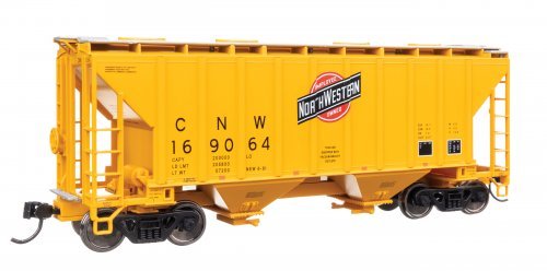 37′ 2980 Cubic-Foot 2-Bay Covered Hopper - Ready to Run, HO Scale, WalthersMainline 8504
