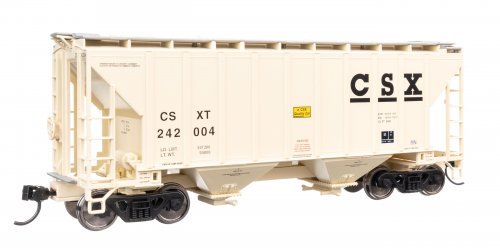 37′ 2980 Cubic-Foot 2-Bay Covered Hopper - Ready to Run, HO Scale, WalthersMainline 8505