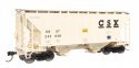 37′ 2980 Cubic-Foot 2-Bay Covered Hopper - Ready to Run, HO Scale, WalthersMainline 8507