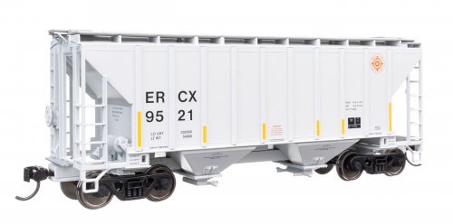 37′ 2980 Cubic-Foot 2-Bay Covered Hopper - Ready to Run, HO Scale, WalthersMainline 8510