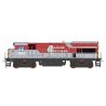 GE U18B - DCC -- Fugitive Movie Illinois Southern (gray, red, white), HO, Intermountain Railway Company 49493