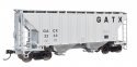 37′ 2980 Cubic-Foot 2-Bay Covered Hopper - Ready to Run, HO Scale, WalthersMainline 8511