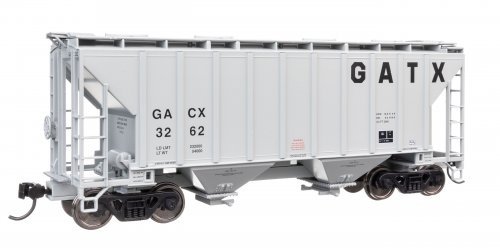 37′ 2980 Cubic-Foot 2-Bay Covered Hopper - Ready to Run, HO Scale, WalthersMainline 8512