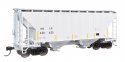 37′ 2980 Cubic-Foot 2-Bay Covered Hopper - Ready to Run, HO Scale, WalthersMainline 8514