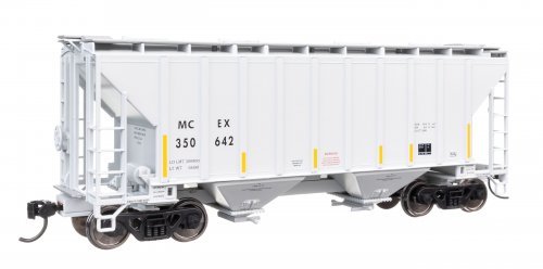 37′ 2980 Cubic-Foot 2-Bay Covered Hopper - Ready to Run, HO Scale, WalthersMainline 8515