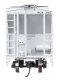 37′ 2980 Cubic-Foot 2-Bay Covered Hopper - Ready to Run, HO Scale, WalthersMainline 8516