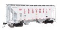 37′ 2980 Cubic-Foot 2-Bay Covered Hopper - Ready to Run, HO Scale, WalthersMainline 8518