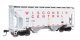 37′ 2980 Cubic-Foot 2-Bay Covered Hopper - Ready to Run, HO Scale, WalthersMainline 8519