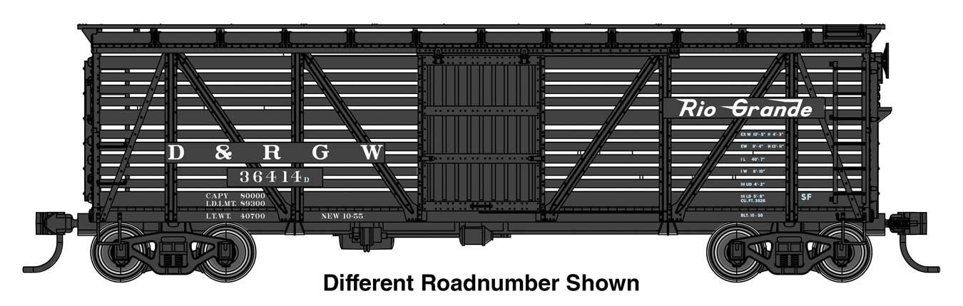 40′ Wood Stock Car with Dreadnaught ends - Ready to Run, HO Scale, WalthersMainline 41512
