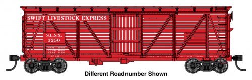40′ Wood Stock Car with Dreadnaught ends - Ready to Run, HO Scale, WalthersMainline 41519