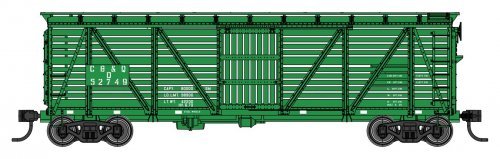 40′ Wood Stock Car with Dreadnaught ends - Ready to Run, HO Scale, WalthersMainline 41505