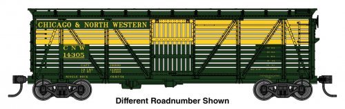 40′ Wood Stock Car with Dreadnaught ends - Ready to Run, HO Scale, WalthersMainline 41509