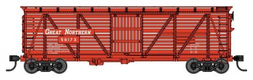 40′ Wood Stock Car with Dreadnaught ends - Ready to Run, HO Scale, WalthersMainline 41514