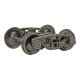 A.S.F. A-3 Ride-Control Metal Trucks - 2-Rail, O Scale, Kadee Quality Products 750