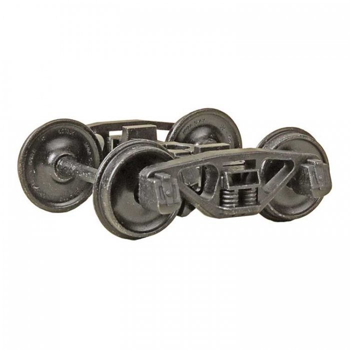 A.S.F. A-3 Ride-Control Metal Trucks - 2-Rail, O Scale, Kadee Quality Products 750