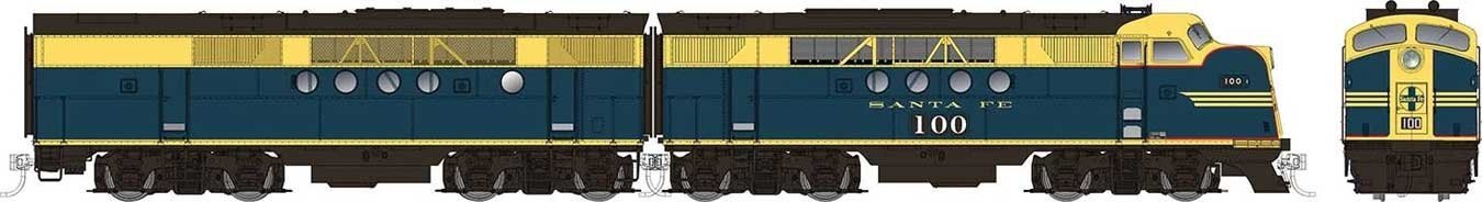 EMD FT A-B Set - Standard DC, HO Scale, Rapido Trains Inc 53005