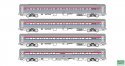 Amfleet I 3 Coach & Cafe Set - Ready to Run, N Scale, Kato USA Inc 1068020