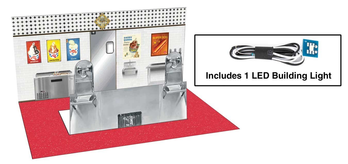 Spaces - Interior Lighting and Detail Insert, HO Scale, Walthers Cornerstone 4701