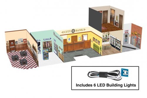Spaces - Interior Lighting and Detail Insert, HO Scale, Walthers Cornerstone 4700