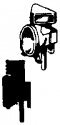 Steam Loco Headlight (Brass Castings), HO Scale, Cal Scale 282