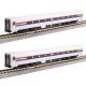 Amfleet II Coach 2-Pack - Ready to Run, N Scale, Kato USA Inc 1066293