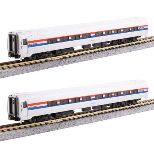 Amfleet II Coach 2-Pack - Ready to Run, N Scale, Kato USA Inc 1066293