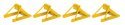 Assembled Track Bumper pkg(4), HO Scale, WalthersTrack 83108