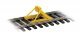 Assembled Track Bumper pkg(4), HO Scale, WalthersTrack 83108