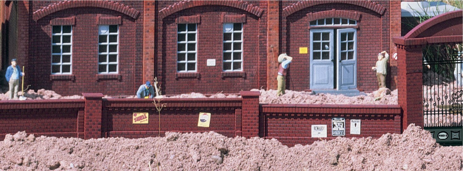 Brick Factory Walls, G, PIKO 62288