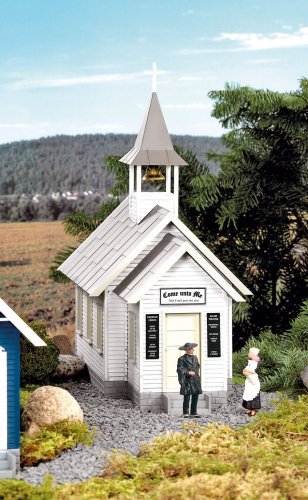 G-Wildwood Church Built-Up, G, PIKO 62706