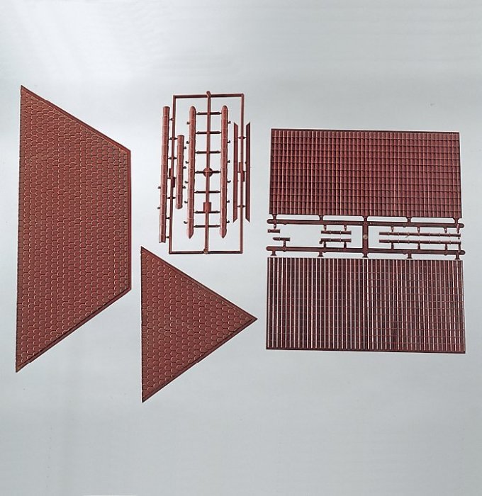 Components: Tiled Roofs, G, PIKO 62803