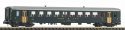 N-Passenger Car EW I, 2. Class, 50 85 20-34 565-6 green with old lettering, SBB, Era IV, N, PIKO 94384