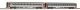 N-2-Piece Set Compartment Car 1.Class + 2.Class SNCF IV/V, N, PIKO 94505
