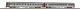 N-2-Piece Set Compartment Car 2.Class+ 2.Class/Baggage Compartment SNCF IV/V, N, PIKO 94506