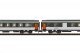 N-2-Piece Set Compartment Car 2.Class+ 2.Class/Baggage Compartment SNCF IV/V, N, PIKO 94506