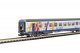 N-2-Piece Set Corail Car ALSACE 1.+2.Class SNCF VI, N, PIKO 94509